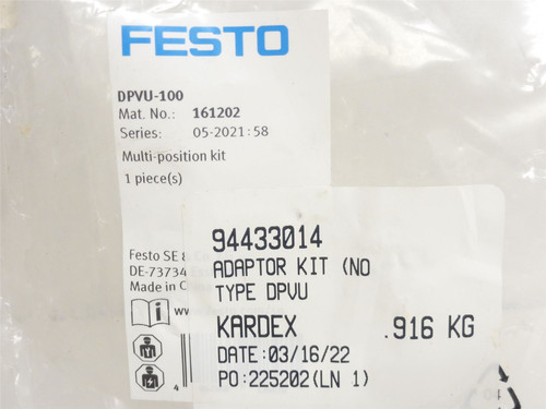 Festo DPVU-100; Multi-Position Kit 161202