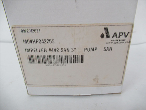 SPXFLOW M04HP342255; Impeller 42V2 Sanitary 3" SS