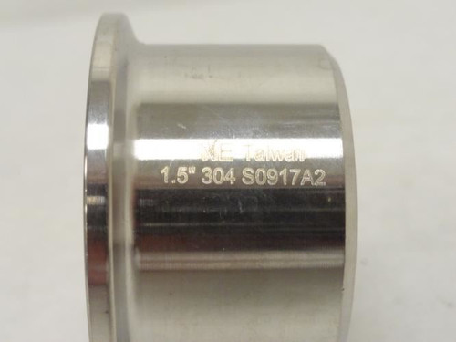 Industry-Std 11L891; Roll-On Ferrule; SS-304; Clamp: 1-1/2"