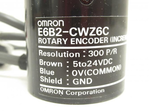 Omron E6B2-CWZ6C; Rotary Encoder; 5-24VDC; 300 P/R
