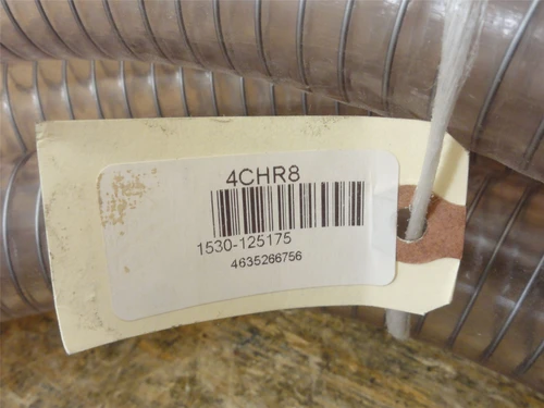E. James 1530-125175; Roll-25'; Clear Suction Hose 1-1/4"ID