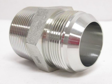 Brennan 2404-24-24, Straight Adapter 1-1/2 JIC x 1-1/2 MNPT