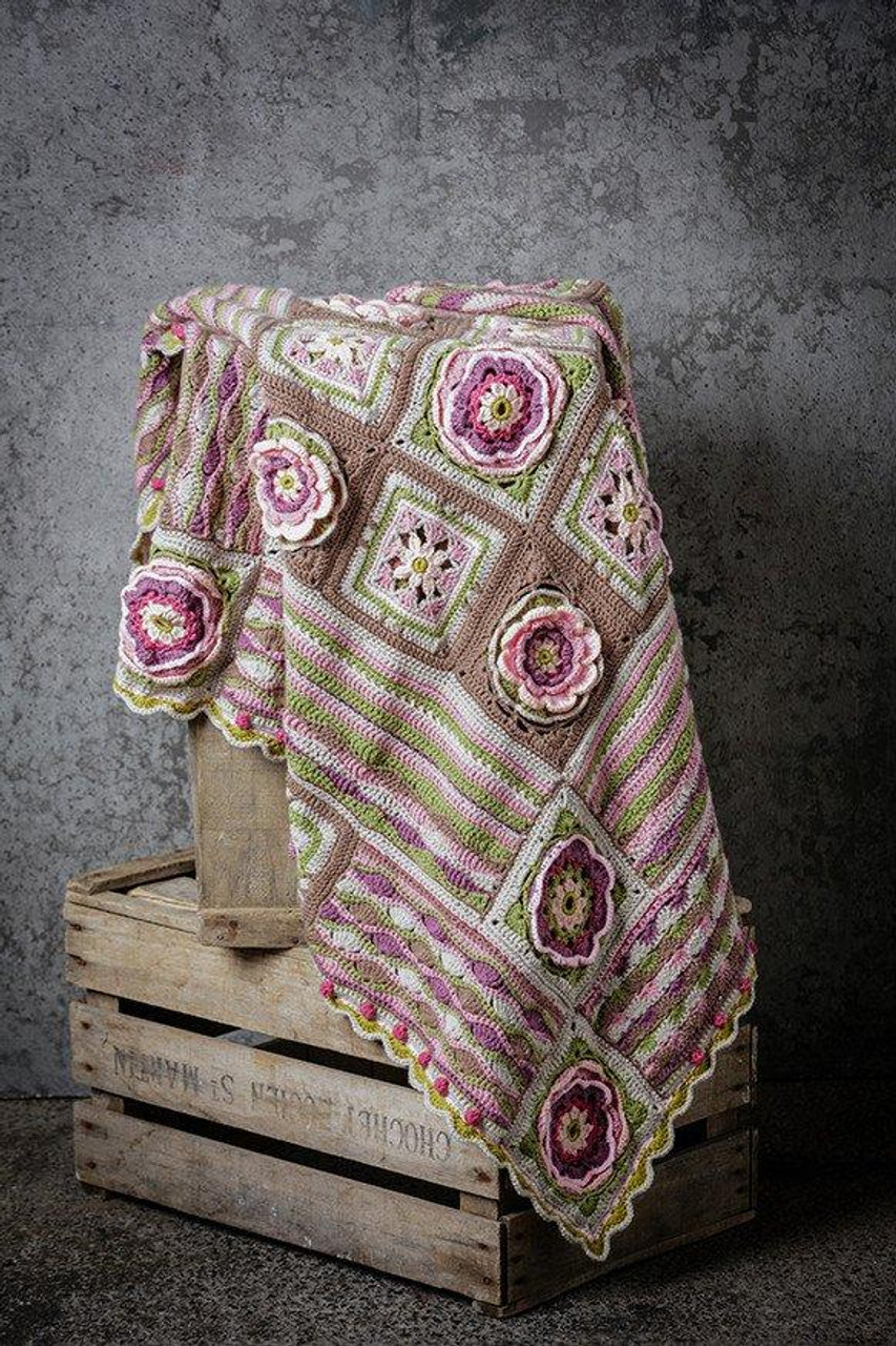 Lily Pond Blanket - Cherry Blossoms Yarn Pack