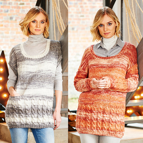 Stylecraft Pattern 9542 - Sweater and Tunic (PDF)