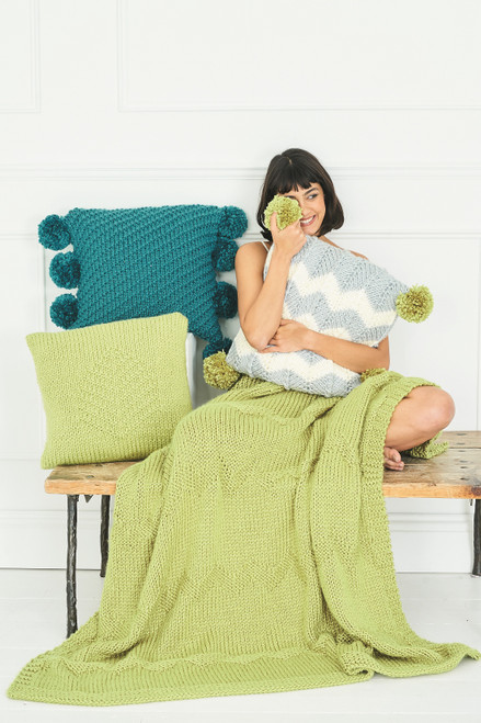 Stylecraft Pattern 9789 - Blanket and Cushions (PDF)