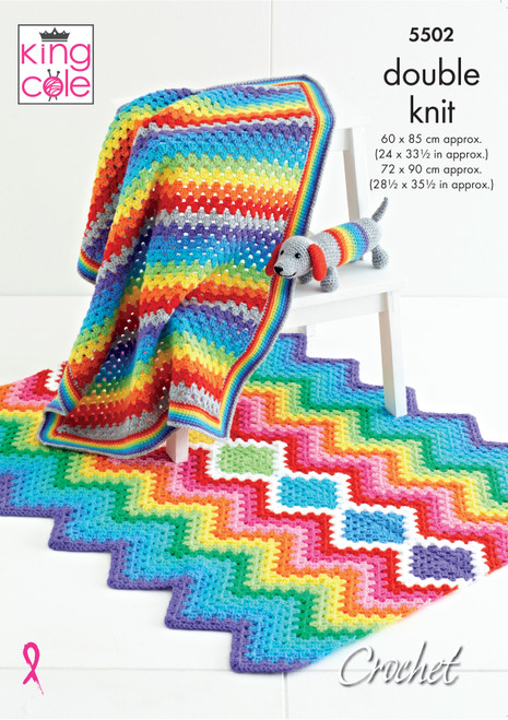 King Cole Pattern 5502 - Blankets and Toy