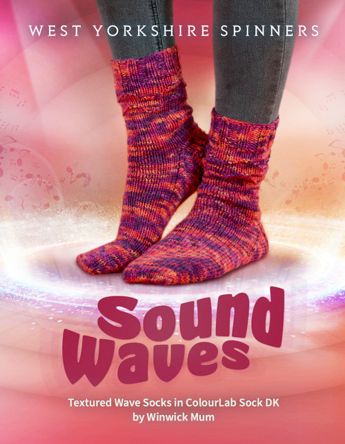 WYS Pattern - Sound Waves Socks (PDF)