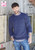 King Cole Pattern 5799 - Round and V-Neck Sweater