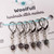 Handmade Stitch Markers - Silver Smiles