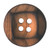 Wooden Square Indent Buttons