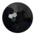 Shiny Black Faceted Button