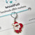 Handmade Stitch Markers - Santa