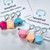 Handmade Stitch Markers - Wooden Geo Beads