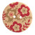 Flower Print Wooden Buttons
