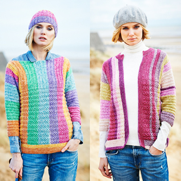 Stylecraft Pattern 9537 - Sweater, Cardigan and Hat