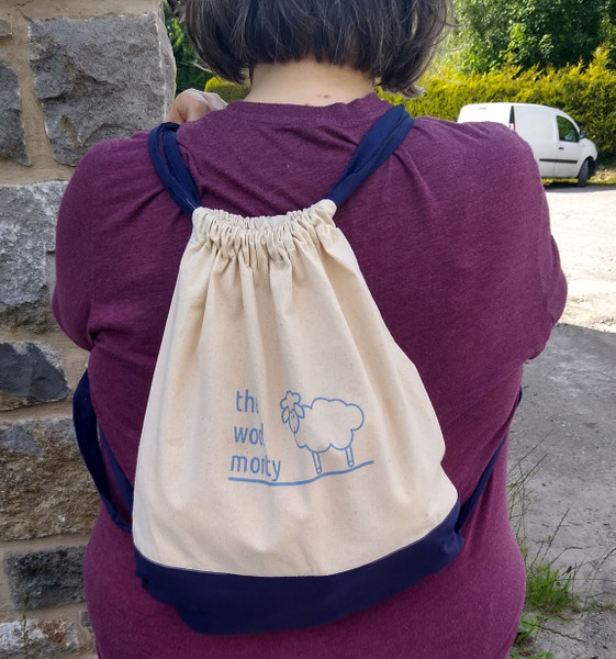 The Wool Monty - Drawstring Bag