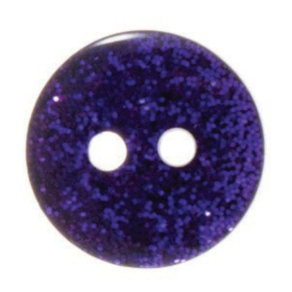 Purple Glitter Buttons