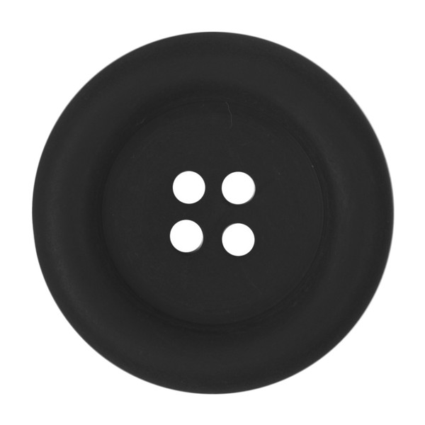 Plain Black Button