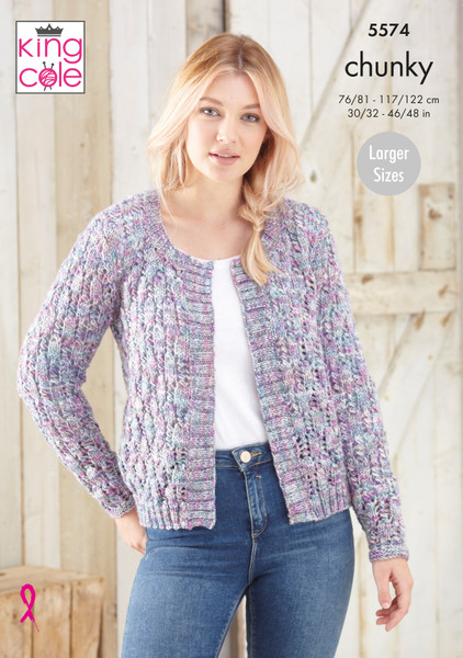King Cole Pattern 5574 - Cardigans