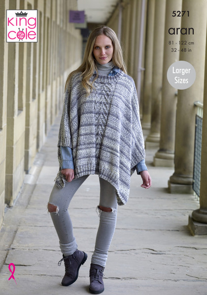 King Cole Pattern 5271 - Ponchos