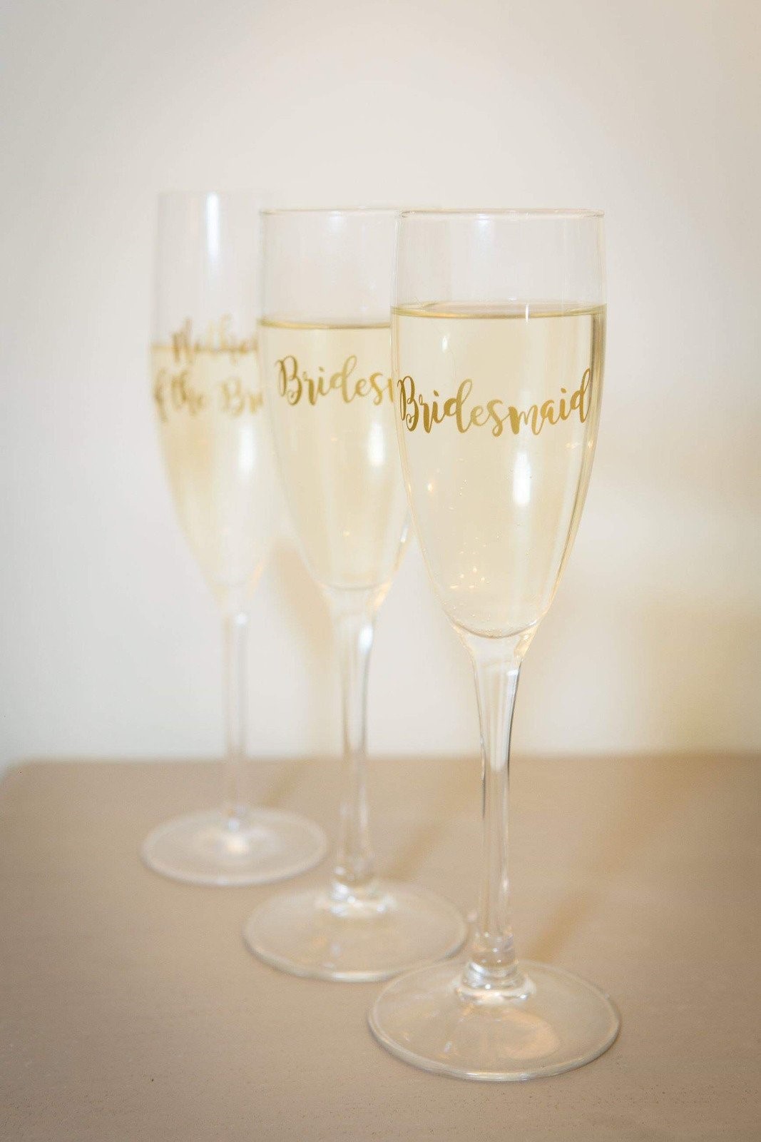 Personalised Champagne Glasses