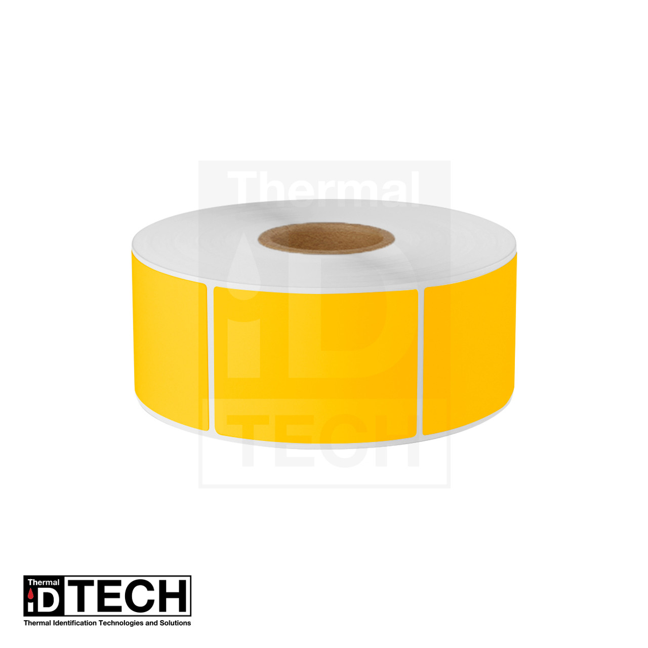 4 X 6 Thermal Transfer - Desktop Thermal Printer Labels - Removable Paper  - 4 Roll OD - Pantone Yellow - 12 Rolls/Case, LD46TT1PR1C-PY