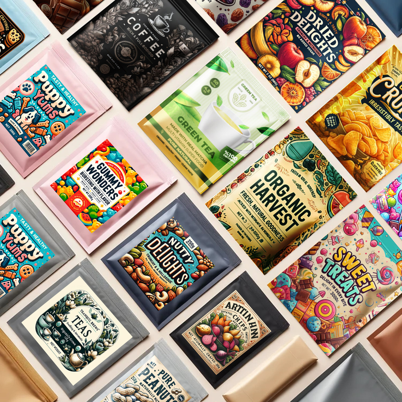 Custom Printed Mylar bag Packaging or pouches