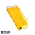 yellow ink cartridge for color printer laying down.