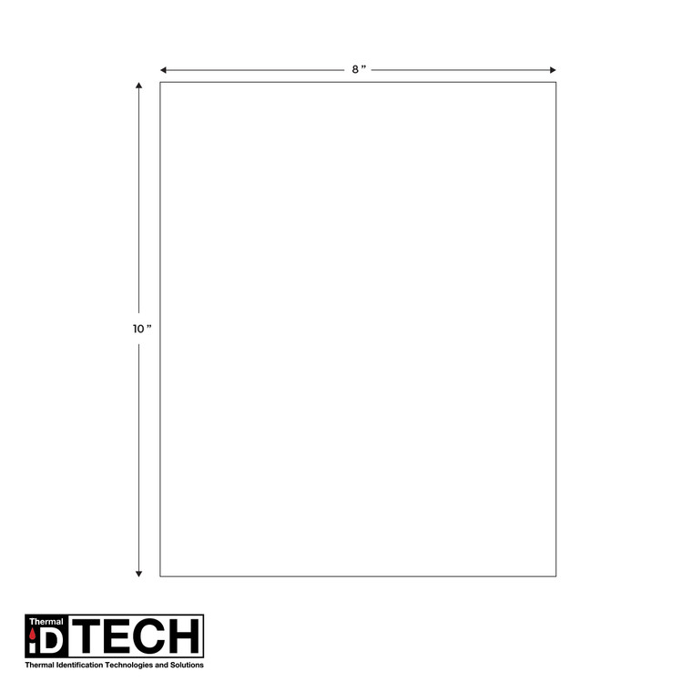 Laser Printable Signs, 8" X 10" (Qty 100 Per Pack)