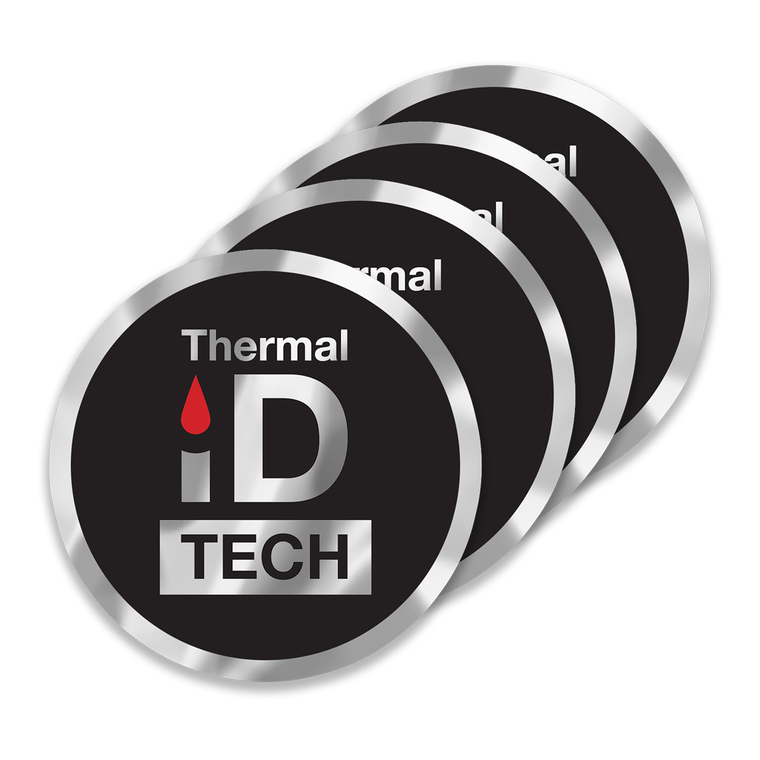50 Custom 3" Silver Die Cut Stickers