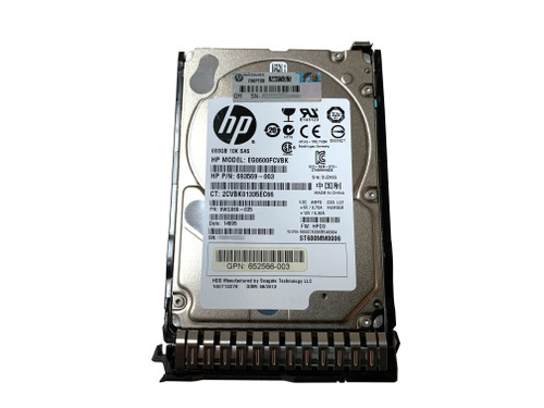 The 652583-B21 is a HPE 600GB, 6G, 10k, SAS hard drive with tray.