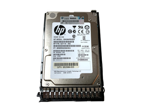 The 652611-B21 is a HPE 300 Gigabyte, 6G, 15k, SAS hard drive bundled with a smartcarrier tray.