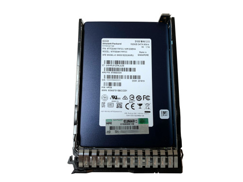 The P19695-001 is a HPE 1.92 Terabyte, 6Gb/s transfer rate, Mixed Use, SATA SSD.