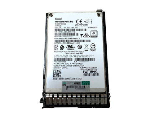 The P22582-001 is a HPE 1.6 Terabyte, 12G, Mixed Use, SAS SSD.