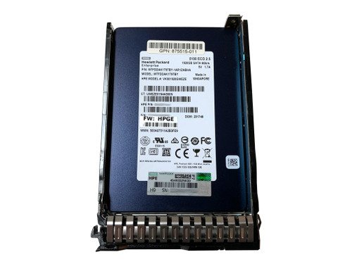 The 868930-001 is a HPE 1.92TB, SATA Read Intensive, solid state drive.