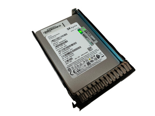 P18432-B21 HPE 480GB SATA 6G MU 2.5 SC DS solid state drive bundled with a SmartCarrier tray.