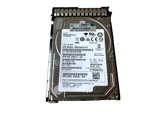 832512-B21 HPE 1TB SAS 12G 7.2K 2.5” MDL HDD