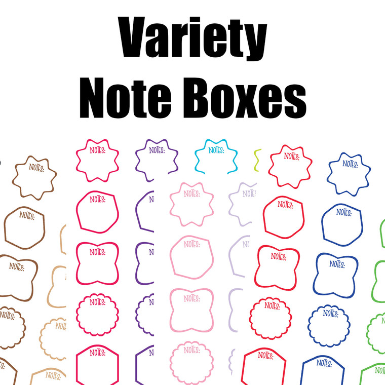 Variety Note Box Collections