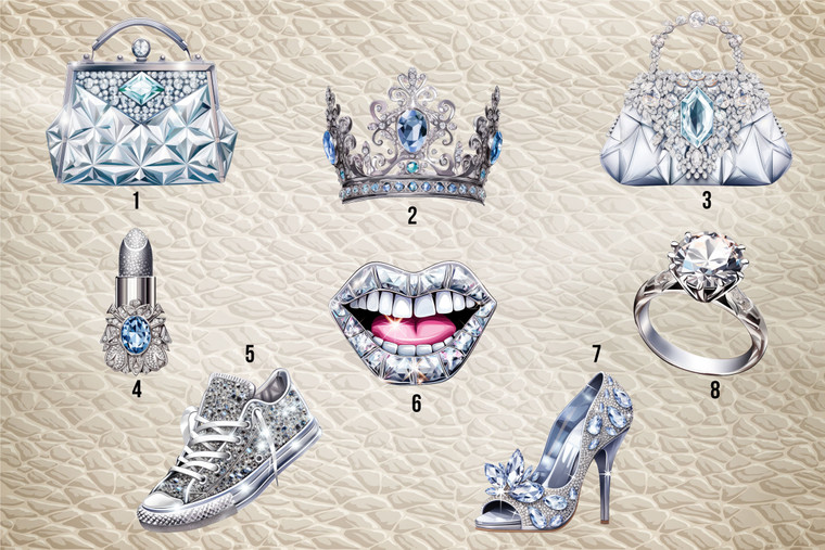 Silver Diamond Fashion Accessories