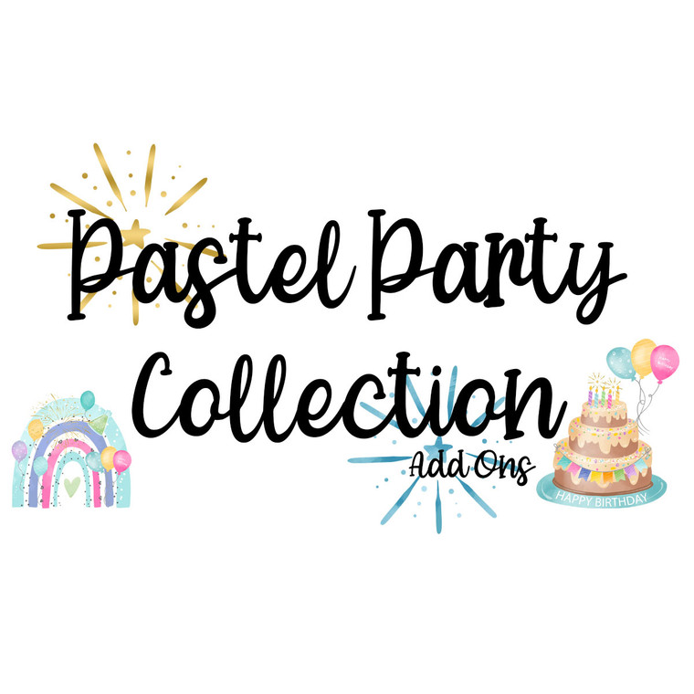 Pastel Party Collection Add Ons