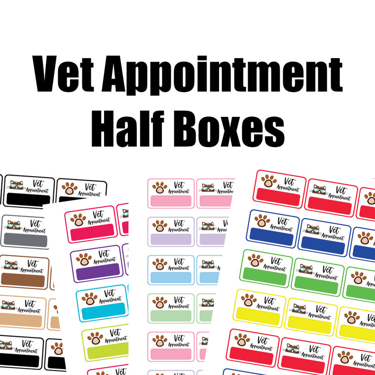 Vet Appointment Half Box Collections