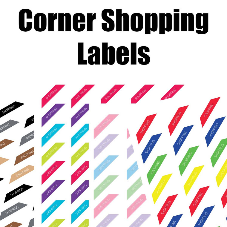 Corner Shopping Labels Collections