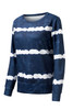 Blue Stripes Long Sleeves and Joggers Lounge Set