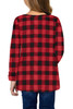 Red Buffalo Plaid Knotted Top