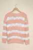 Striped Colorblock Knit Sweater