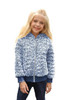 Blue Girls' Faux Fur Bomber Jacket