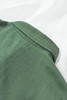 Green Contrast Leopard Denim Jacket