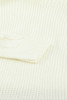 White Plain Turtleneck Sweater Dress with Slits White Plain Turtleneck Sweater Dress with Slits