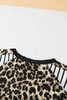 Raglan Sleeve Leopard Plus Size Tee