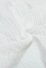 White Ruffles Crinkled Long Sleeve Shirt